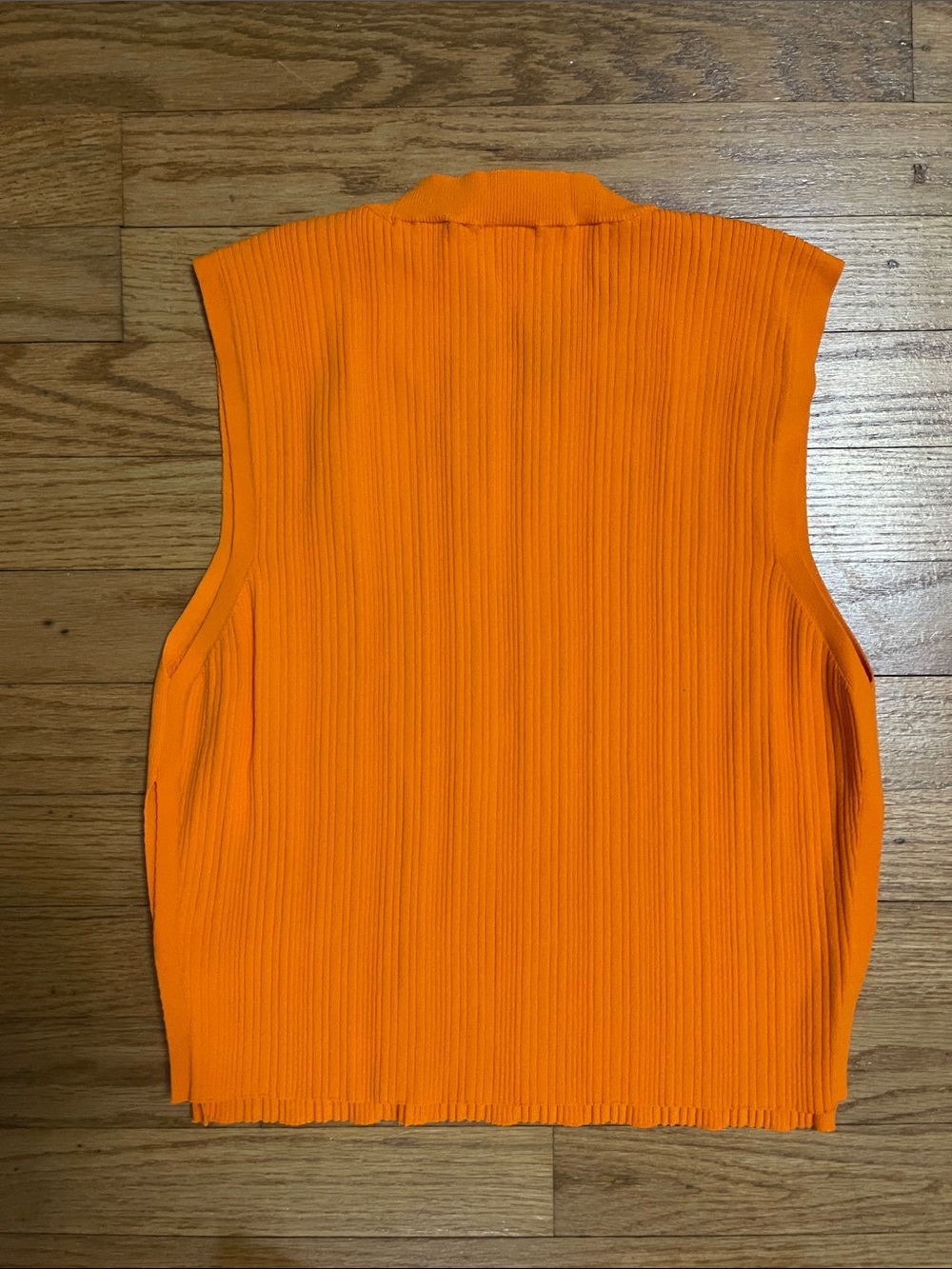 FRAME This Mixed Rib Cut Out Tank and Skirt Set Bright Tangerine Small Like New - Picture 8 of 14